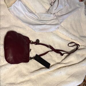 Elegant Burgundy Crossbody Bag